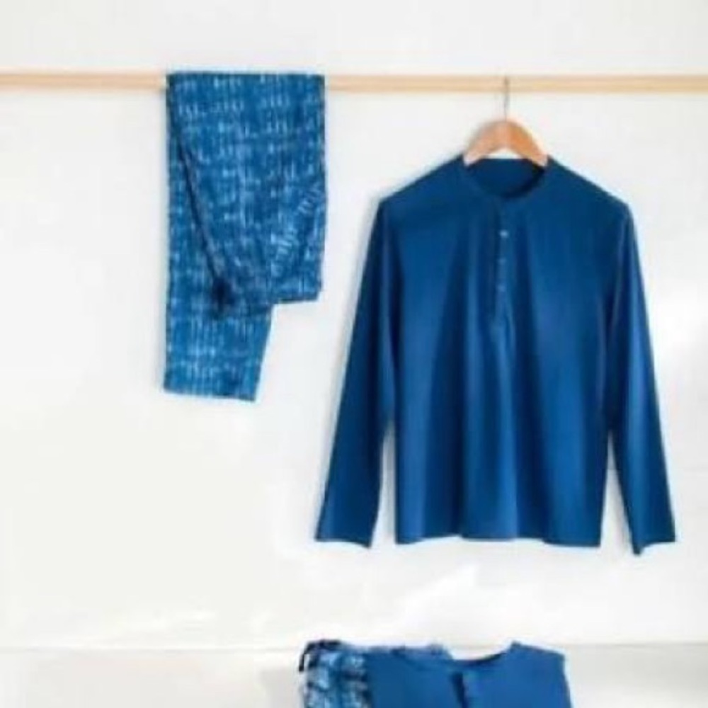 Apujan x EVA Air Pajama Set in Royal Navy Size M - Picture 4 of 4